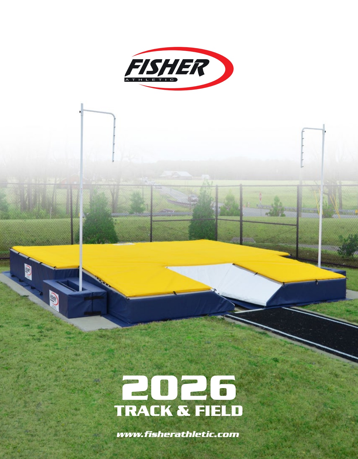 Fisher Athletic Track & Field 2026 catalogue cover